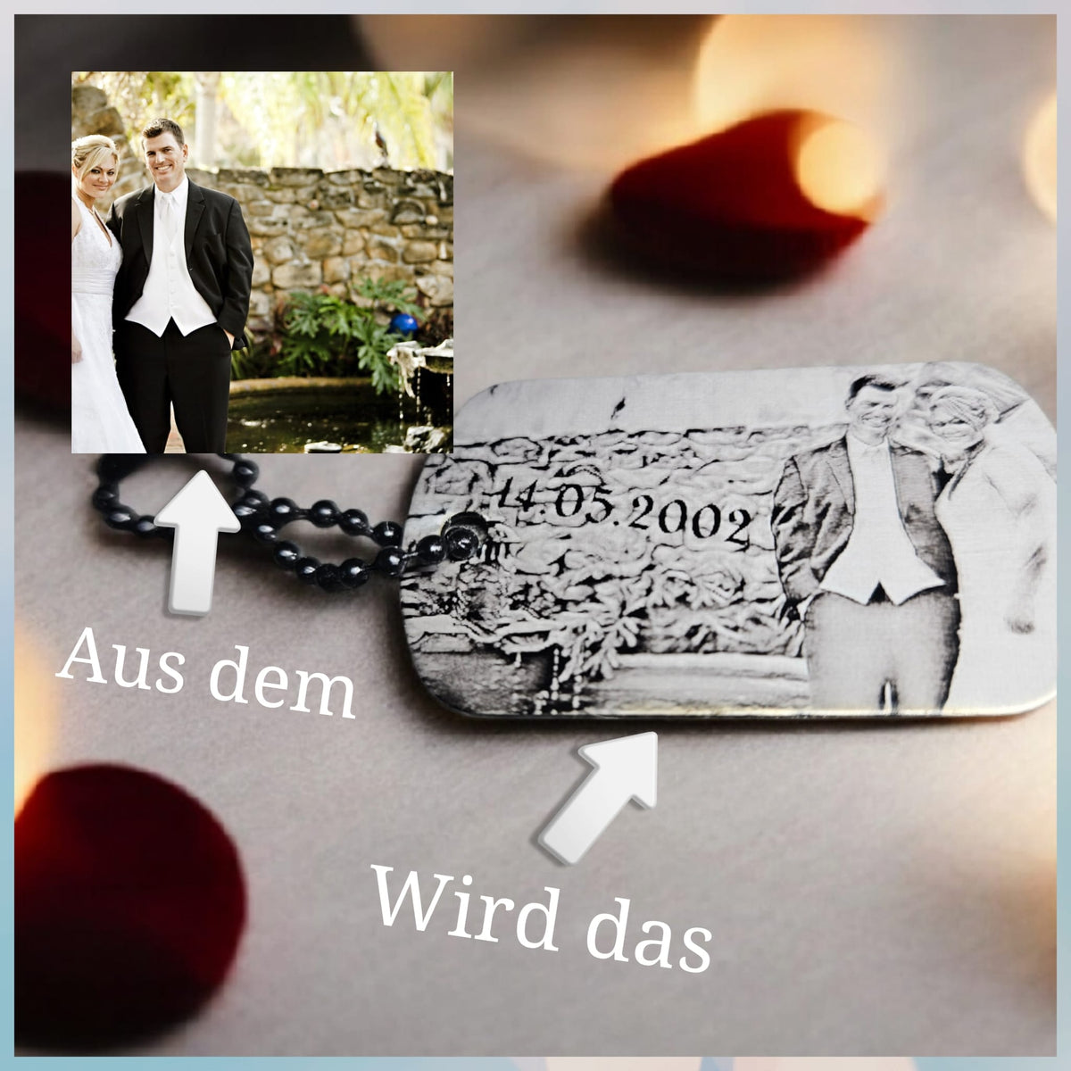 Dein Lieblingsfoto als Schlüsselanhänger